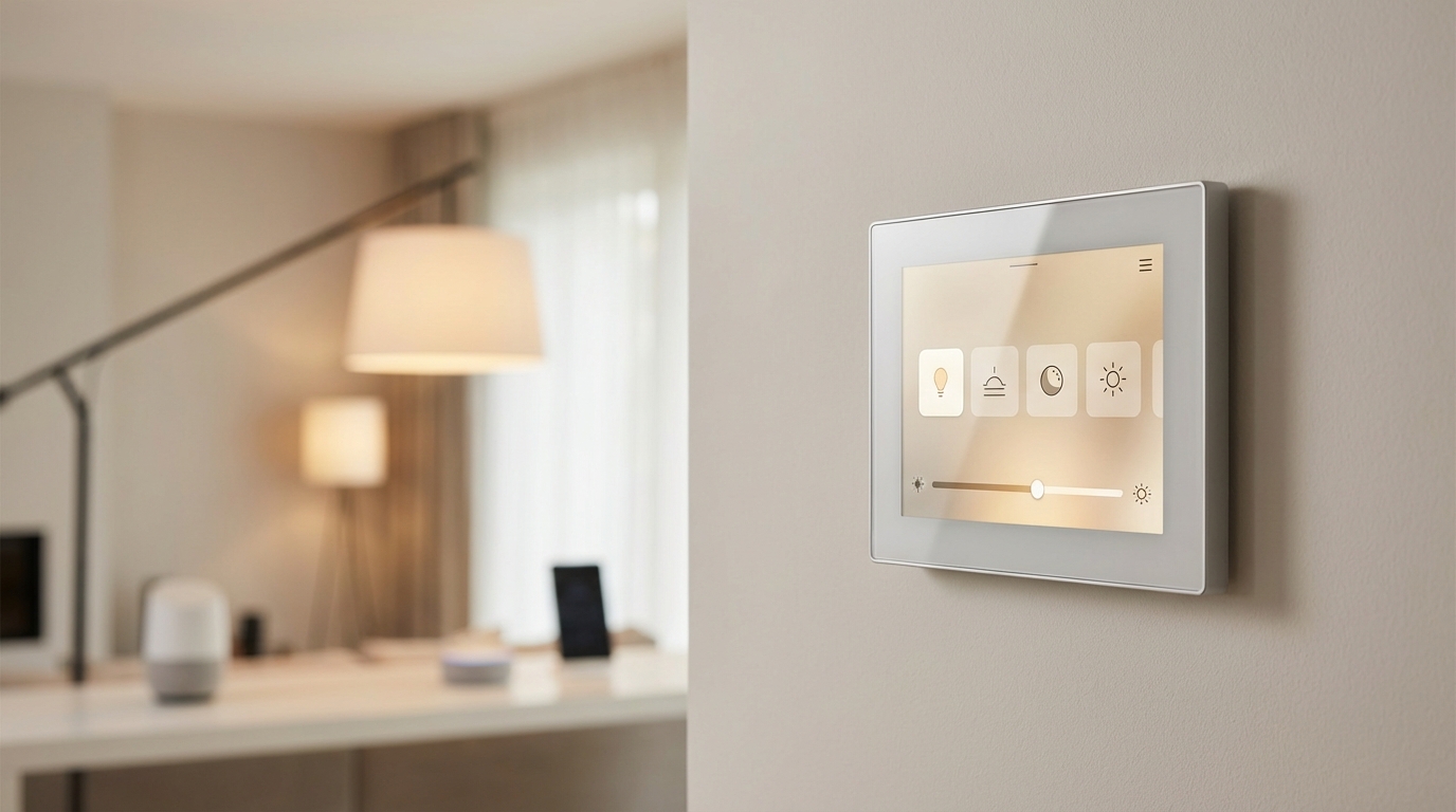 Smart lighting control panel