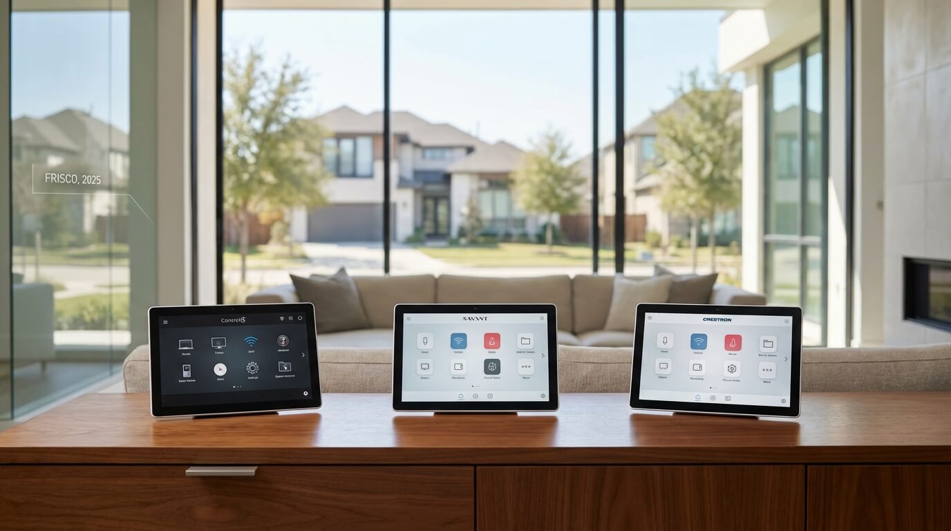 Control4 vs Savant vs Crestron 2025: Frisco Comparison Guide